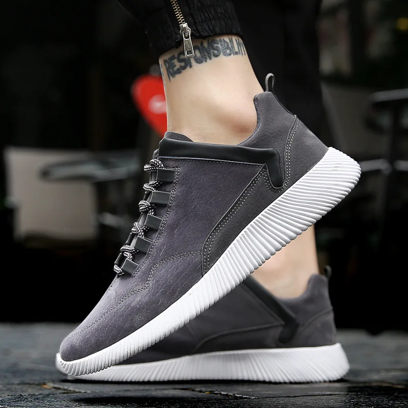 

Spring Athletic Shoes Men's Korean-style Trend Lower-cut Casual Shoes Versatile Extra High Students Shoes Fashion Shoes Men Shoe