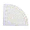 Transparent Acrylic Sector Patchwork Ruler Cutting Ruler Measuring, Drawing Tools DIY Sewing And Quilting ► Photo 3/6