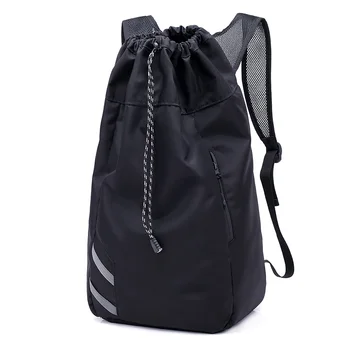 

Men Basketball Backpack School Bags For Balls Soccer Drawstring Mash Fitness Bucket Bag Outdoor Sports bag