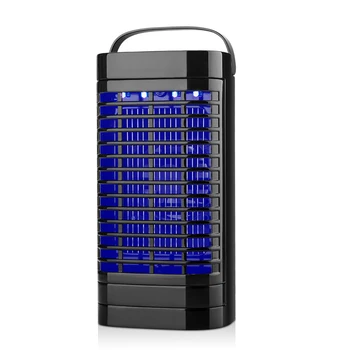 

110V Portable Electric LED Mosquito Killer Lamp Fly Bug Repellent Anti Mosquito UV Night Light US Plug Black