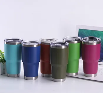 

30oz Tumbler Stainless Steel Travel Mug Insulated Car Ice Cup Camping Double Wall Vacuum Insulation Water Coffee Cups with Lid