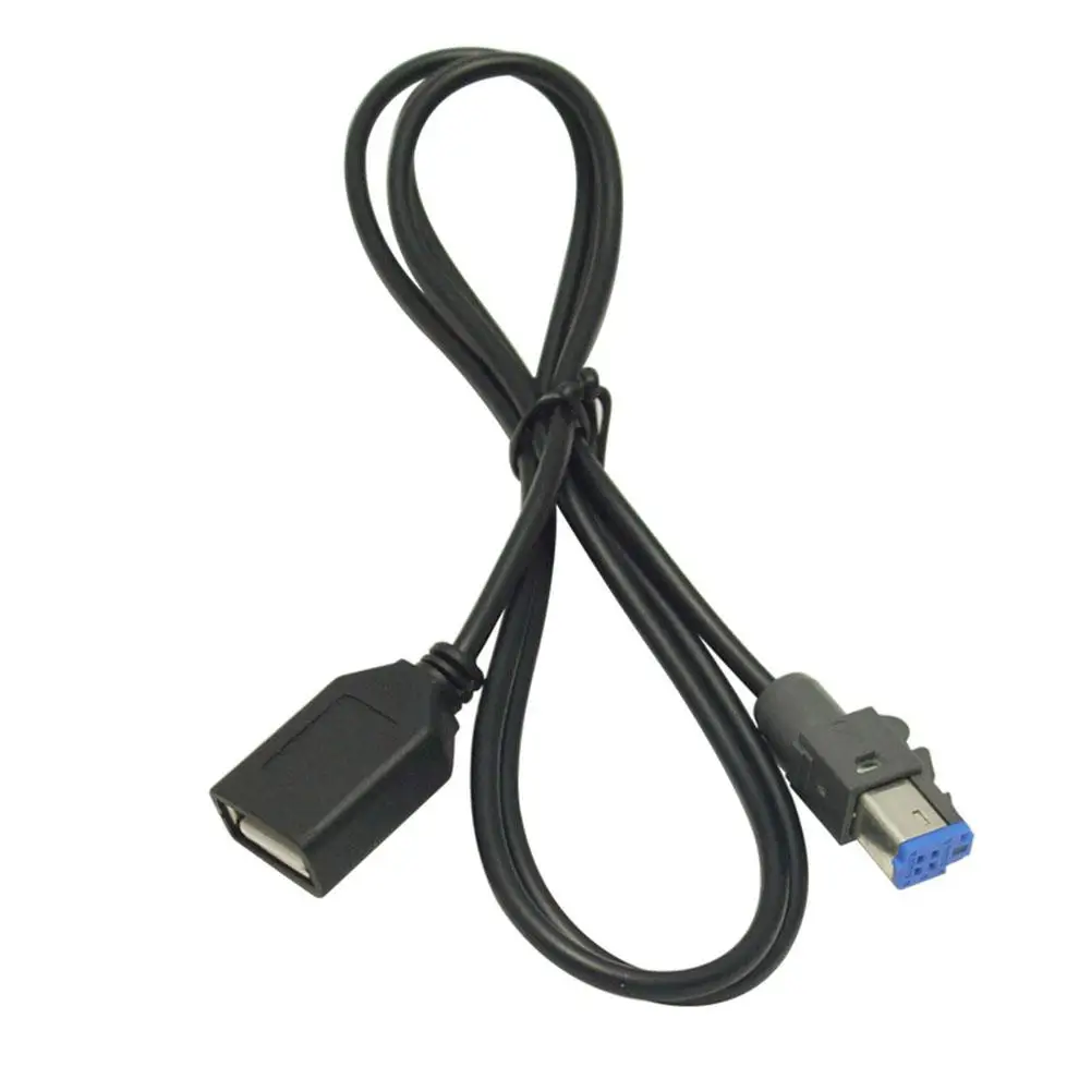 USB гнездовой к AUX 4 контактный разъем автомобильный аудио кабель адаптер для CD
