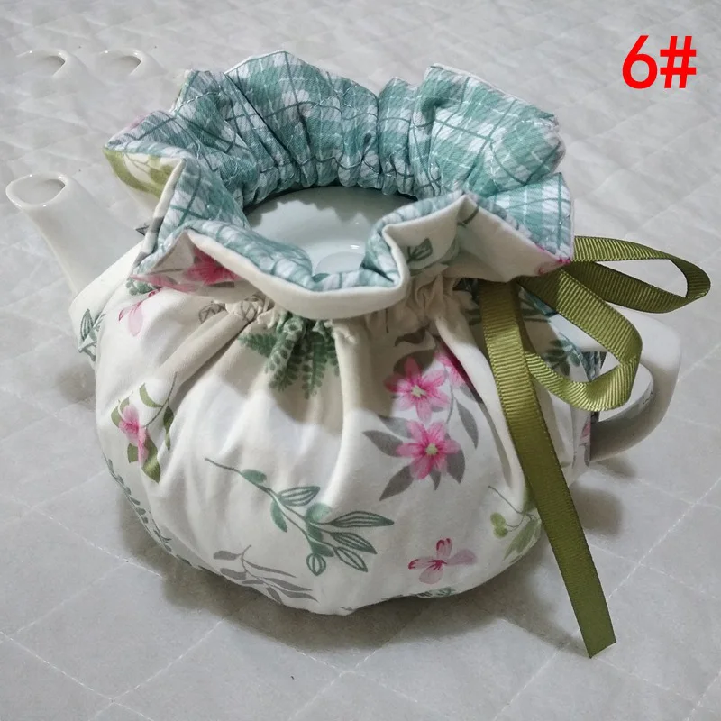 Cotton Vintage Floral Teapots Dust Cover Tea Cosy Kettle Cover Insulation And Keep Warm For Home Чайник Заварочный Teteras