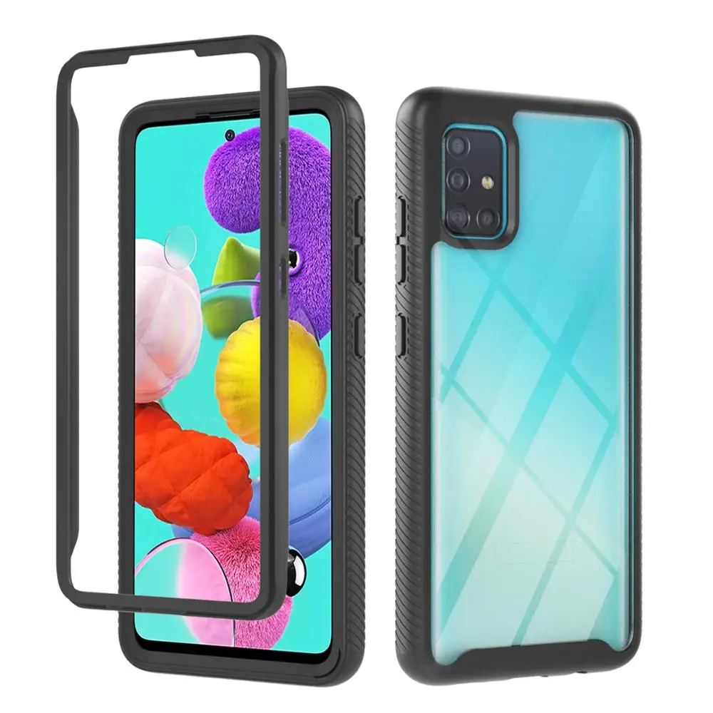 

Full Protection Shockproof Case for Samsung Galaxy A71 A51 A31 A21 A21S A91 A11 A50 A30 A01 PC+TPU Heavy Duty Protection Case