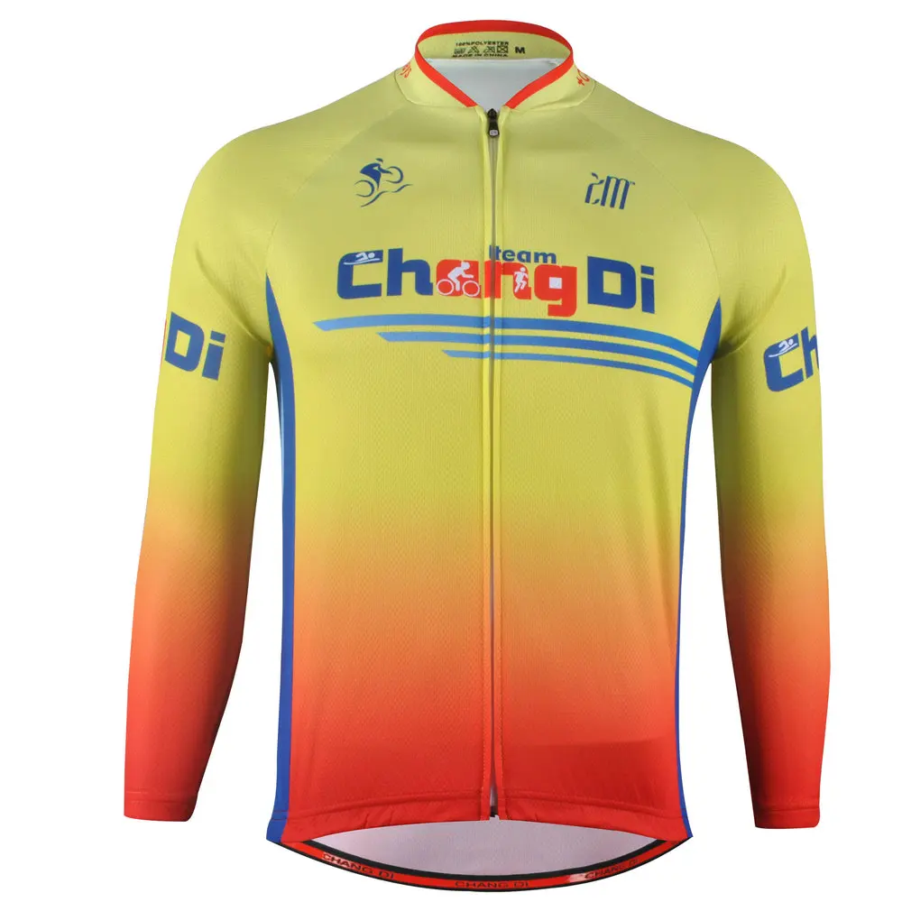 Long sleeve Jerseys ZM Летние Pro велосипедные наборы Ropa Ciclismo Быстросохнущий длинный рукав, дышащий Велоспорт Одежда из трикотажа MTB велосипед Майо велосипедная одежда - Цвет: Long sleeve Jerseys