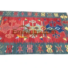 Шерстяное килим ручной работы для гостиной квадратное богемное шерстяное вязание