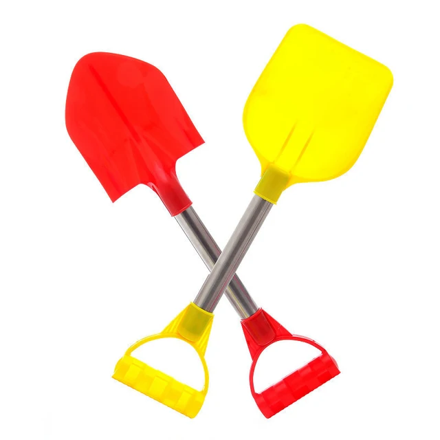 2Pcs Beach Shovel Toy Kids Outdoor Digging Sand Shovel Play Sand Tool Summer Beach Playing Shovels Play House Toys Random Color 2