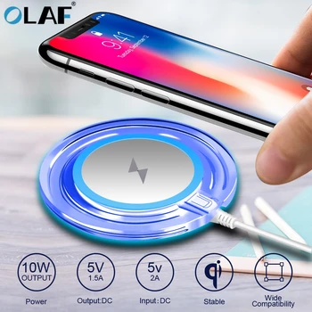 

10W Fast Wireless Charger For Samsung Galaxy S10 S9/S9+ S8 Note 9 USB Qi Charging Pad for iPhone 11 Pro XS Max XR X 8 Plus
