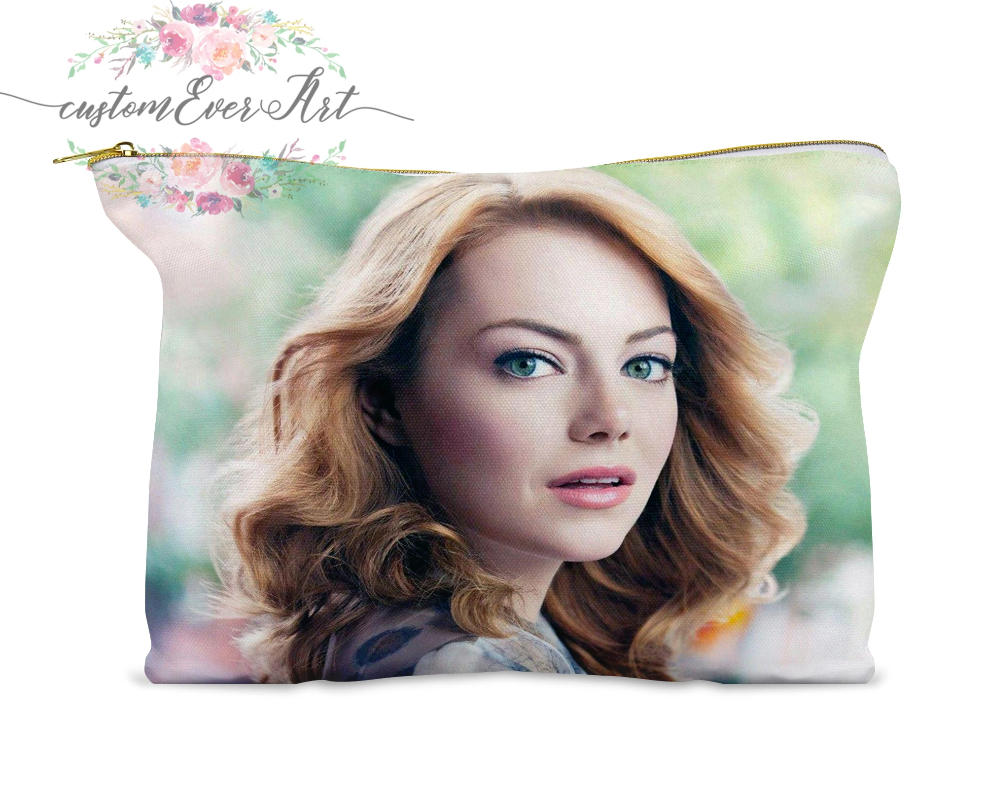 Индивидуальная маленькая косметичка Emma Stone забавный органайзер для косметики
