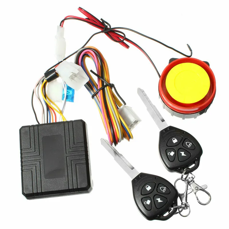 

1Set Motorcycle Theft Protection Remote Activation Motorbike Alarm Accessories With Remote Control + key