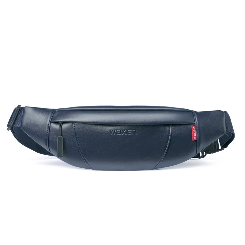 

Pu Leather Fanny Pack Belt Bag Men's Waist Packs Male Phone Pouch Bags Travel Waist Pack Male Small Waist Bag Leather Pouch 2020