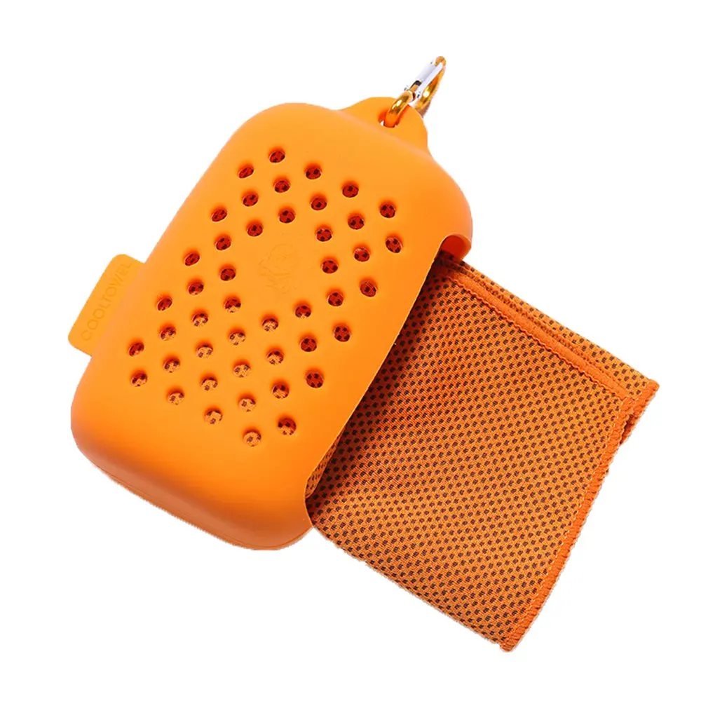 

Creative Silicone Storage Absorbent Towel Summer Fitness Sports Cold Towel Ice Towel Sweat Ice Towel Ice Towel