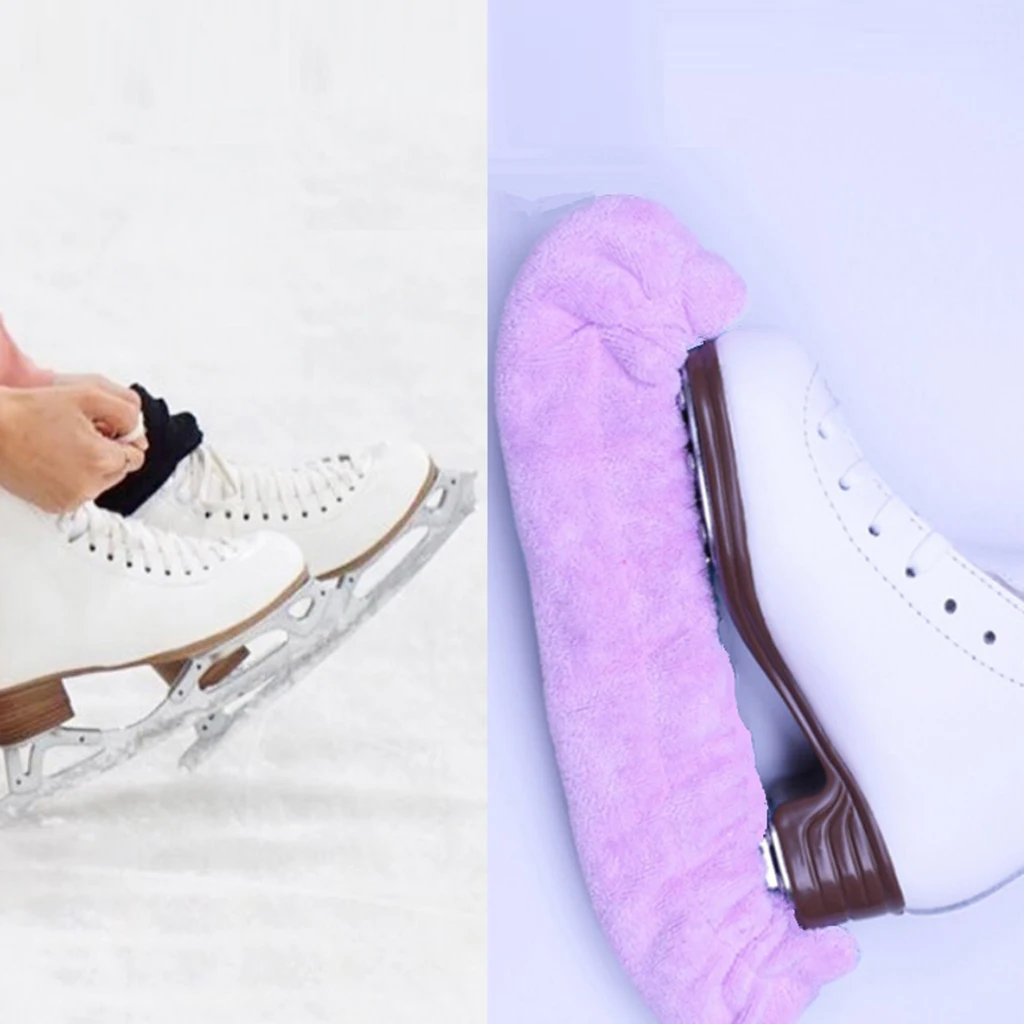 1 Pair Ice Skating Boots Cover Hockey Skates Blade Protector Soaker Jacket Blotters Adult Kids Skates Blade Cover 1 Pair Ice Skating Boots Cover Hockey Skates Blade Protector Soaker Jacket Blotters Adult Kids Skates Blade Cover