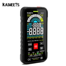 

KAIWEETS KM601 9999 Counts Digital Multimeter1000V 10A Tester Meter Ohm Hz Capacitance REL True RMS AC DC DMM Multitester