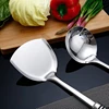Stainless Steel Kitchenware European Silver Frying Spatula Soup Spoon Fork Household Cooking Kitchen Tools Supplies Cookware ► Photo 3/6
