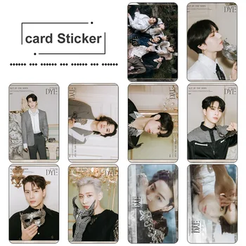 

10PCS/Set Kpop Got7 New Album DYE Photo Card Lomo Card Postcard For Fans Collection ID Bus Card Stickers