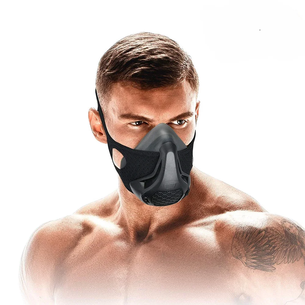 JAISATI высокогорная Спортивная маска для фитнеса, тренировки, бега, сопротивления выносливости, кислородный контроль, тренировочная Спортивная маска 3,0