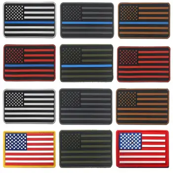 

PVC Badge Single Sided Printed DIY Apparel Hook And Loop Fastener Patches Armband