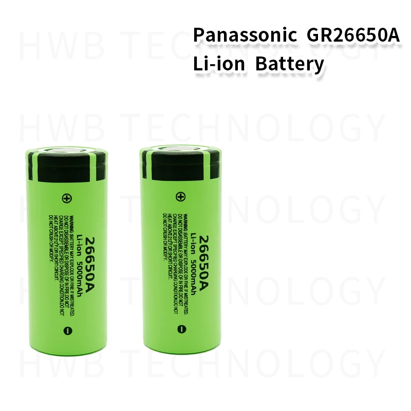 4 шт./лот аккумулятор для Panasonic 26650A 3,7 V 5000mAh высокой емкости 26650 литий-ионные аккумуляторы