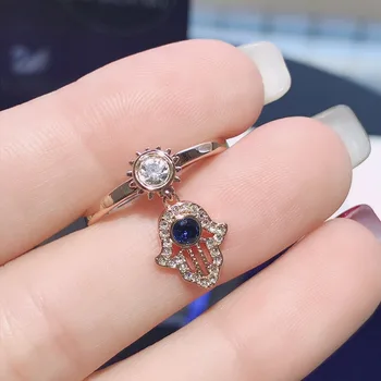 

SSL High quality SWA. Elegant palm shape, elegant, fresh and delicate female ring Jewelry