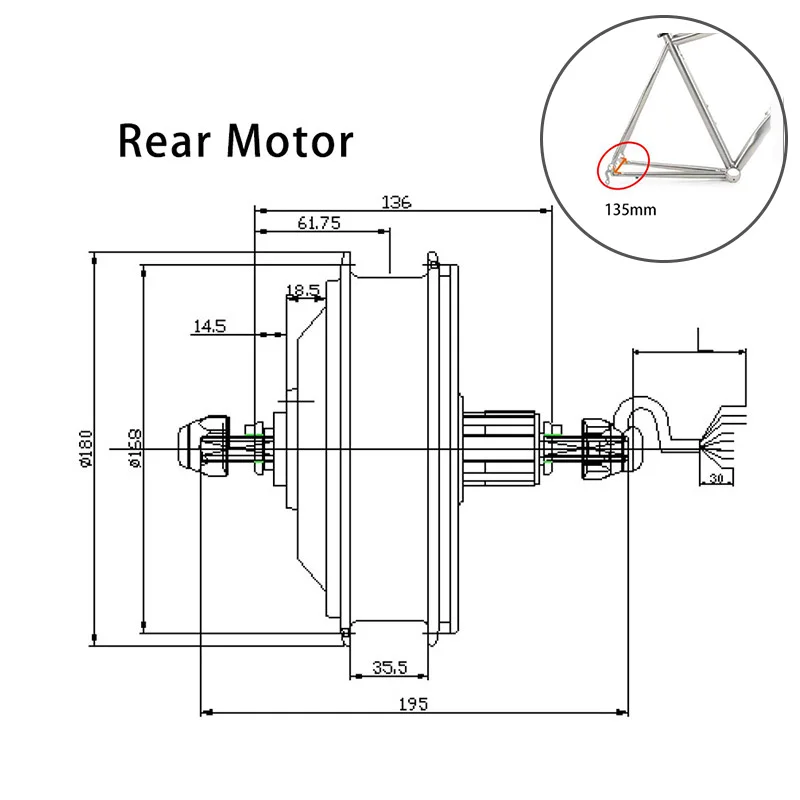 Discount 36V 250W-500W Electric Motor Wheel e Bike Kit with DC Controller Rear Brushless Hub Motor 20