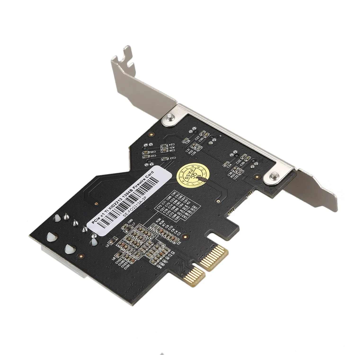 Плата контроллера PCI-Express IEEE 1394b FireWire с 3 портами(2 внешних+ 1 внутренний
