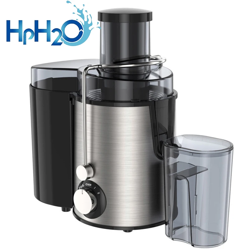 HPH2O Stainless Steel 600W 2 speed Juicer Electric Vegetable Fruit Drinking Machine CE Multi-Function Juicer Extractor Mixer