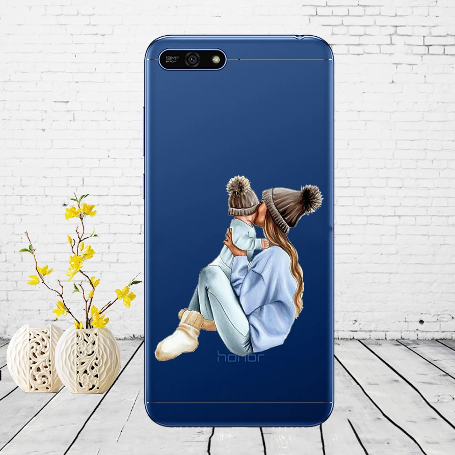Для huawei Honor 7A 5," дюймов Мягкий Силиконовый ТПУ для телефона задняя крышка 360 Защитный чехол для huawei Honor7A чехол