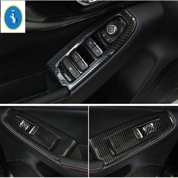 

Yimaautotrims Auto Accessory Door Handle Holder Window Lift Button Switch Cover Trim For Subaru XV Crosstrek 2017 2018 2019 2020