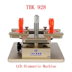 Machine de démontage LCD TBK 928, séparateur de cadre pour téléphone portable, réglage précis par micromètre 
