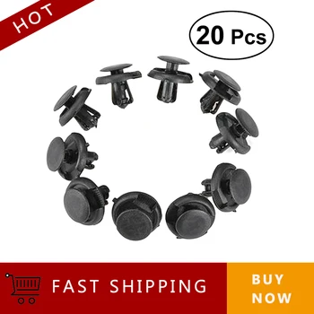 

20pcs Fender Splash Shield Push Rivet Fastener Bumper Retainer Pin Clips for Toyota Mazda Suzuki (B25) Car Accessories Clips