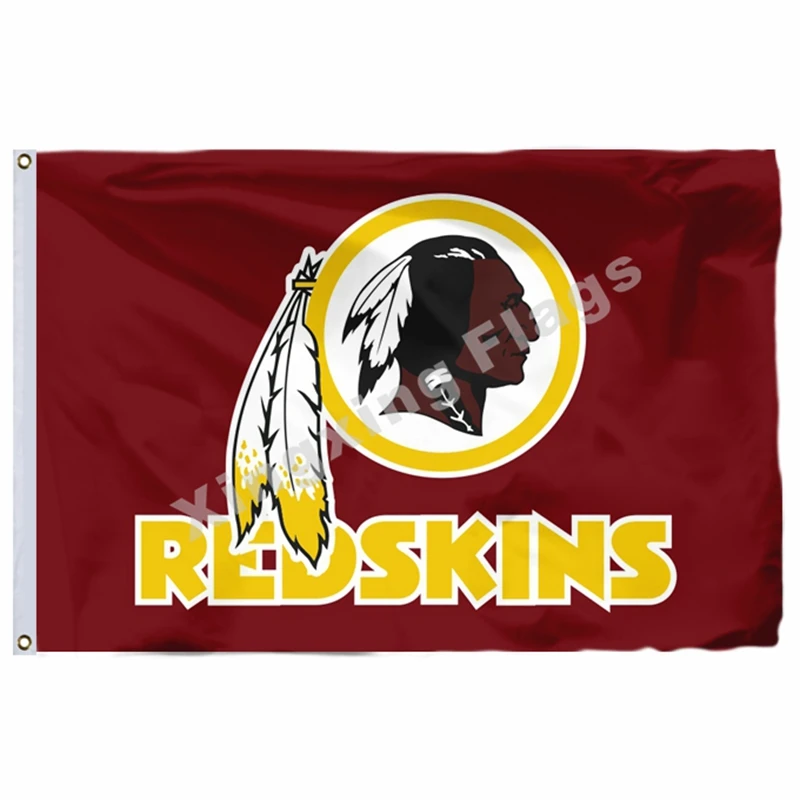 Washington Redskins нации 3ft X 5ft полиэстер баннер летающие Размеры № 4 90X150 см Изготовленный На Заказ Флаг - Цвет: F2