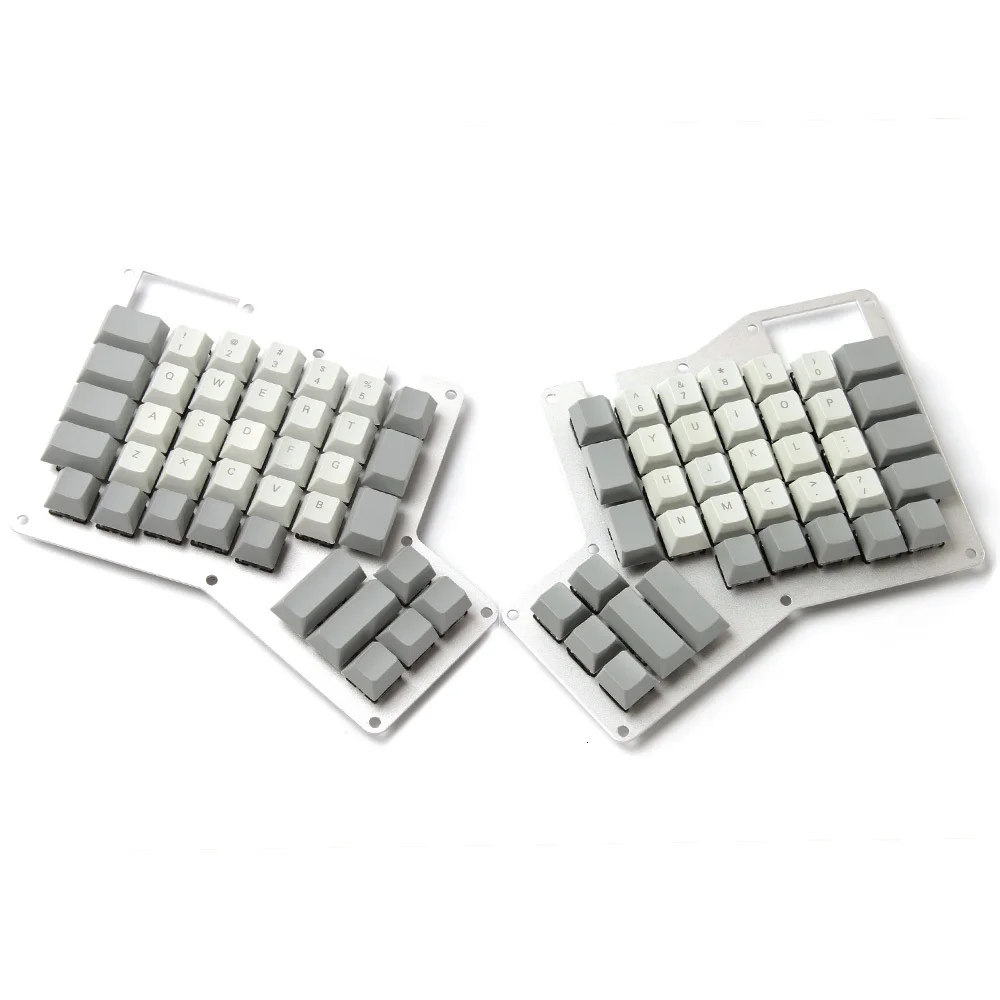 ErgoDox ergo PBT Топ печатных/без печатных чехлы для клавиш механическая клавиатура колпачка для MX переключатели Вишневый профиль серые шапки