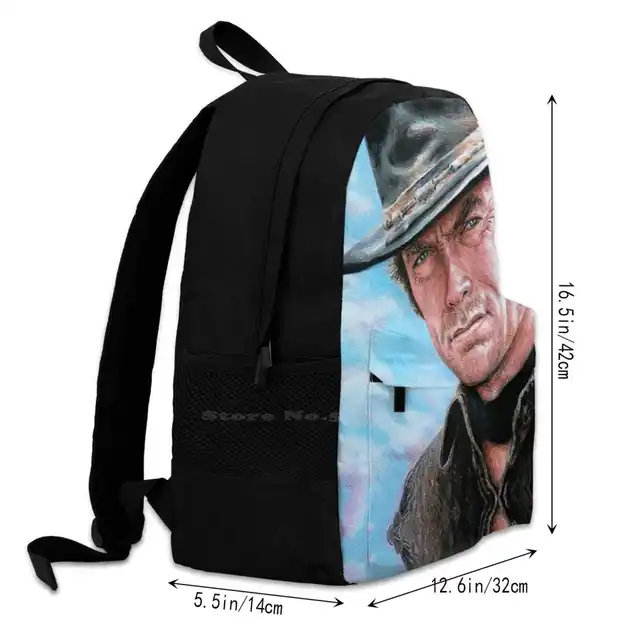 Clint Eastwood American Icon Fashion Bags Travel Laptop Backpack