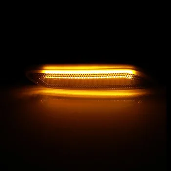 

2Pcs Side Marker Lights LED Amber 3W Super bright Turn Signal Waterproof