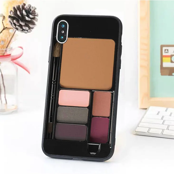 

Bernandez 5 5S SE 6 6S Soft TPU Silicone Rubber phone case cover for iPhone 7 8 plus X Xs Max XR Makeup Kit Girl Box