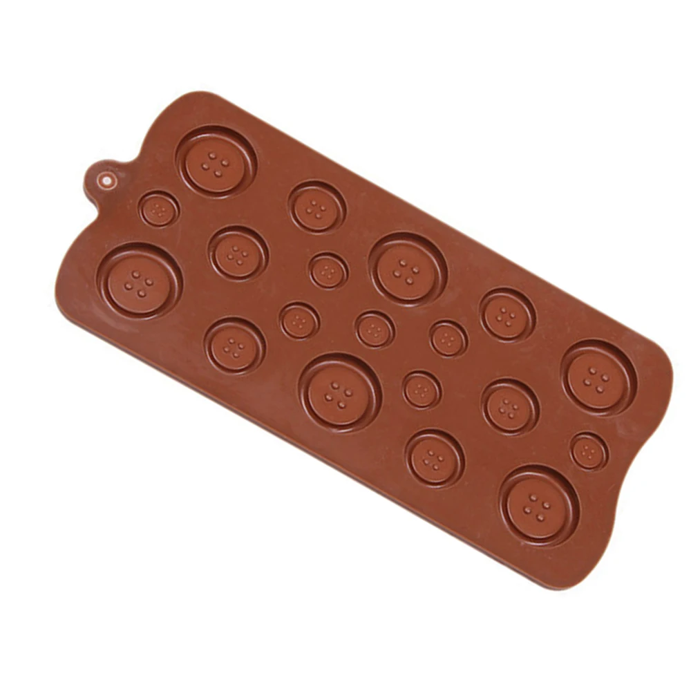 1 шт. Симпатичные кнопки формы силиконовые формы для желе для мыла формы шоколада для DIY выпечки украшения торта инструменты для изготовления