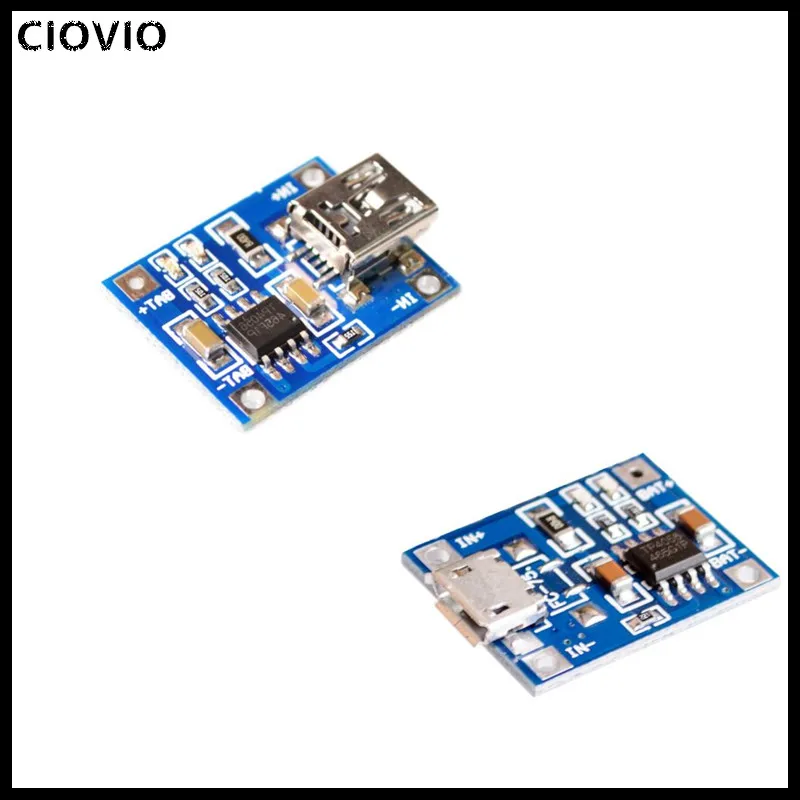 bateria de lítio porta micro usb faça você mesmo