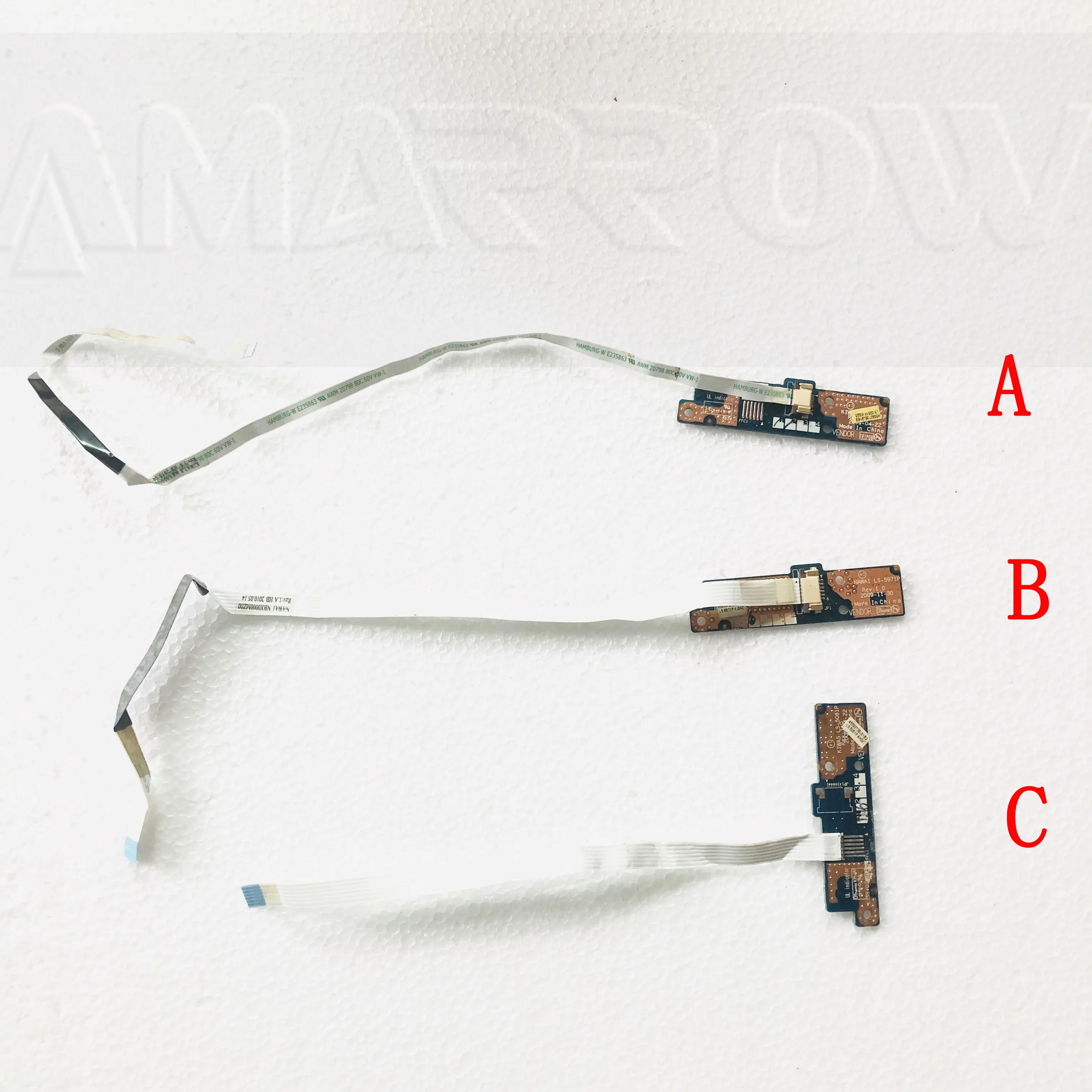 Toshiba Satellite L300 L300D L305 Power Button//Switch Board w// Cable V000130870