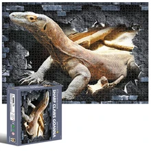 Puzzle en forme spéciale de 2000 pièces jouet de haute qualité griffes pointues Goanna défi Impossible jeu de cerveau nouvelle collection offre spéciale