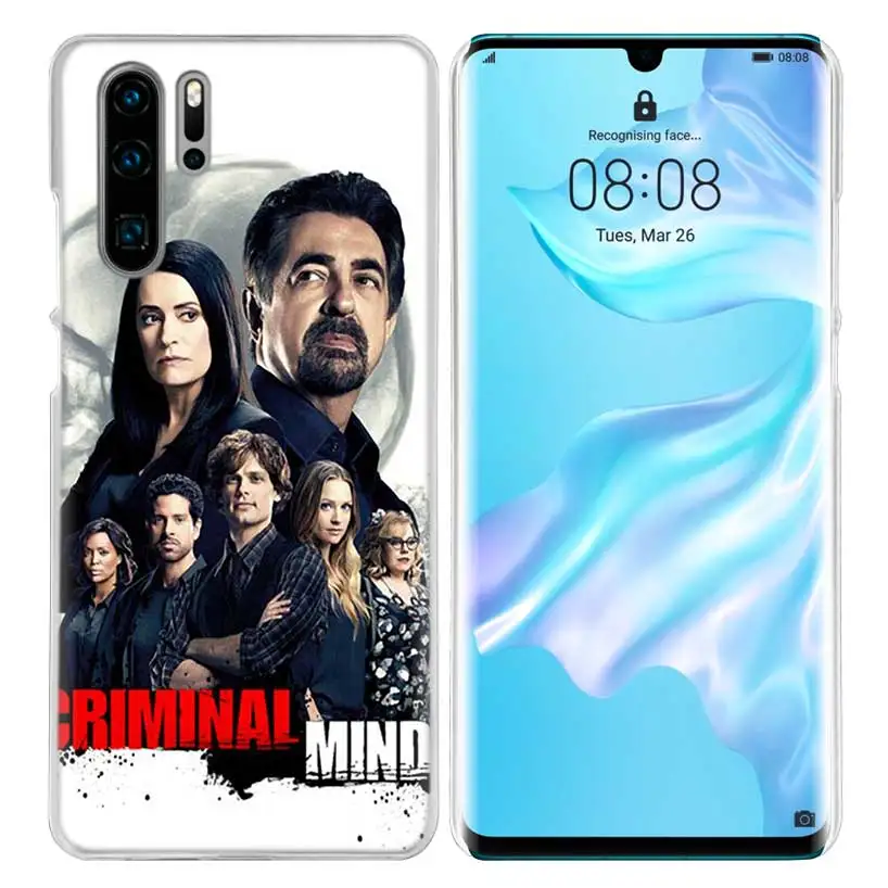 01 Hard PC Case Cover For Huawei P30 P20 P10 Mate 30 20 10 Nova 5 5i Pro Lite P Smart Z Plus Criminals Minds Back Protective - Цвет: 01