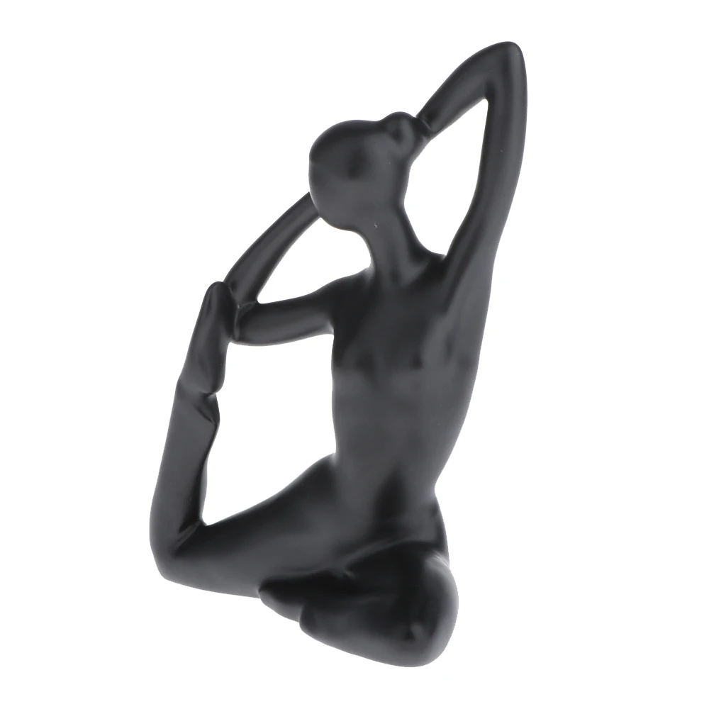 Tabletop Ceramic Dressing Table Decoration Modern Simple Creative Ornament Accessories Yoga Girl Home Decoration Ornament