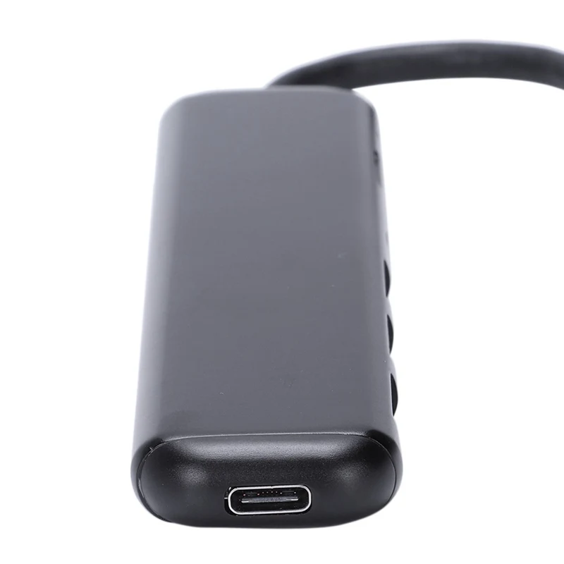 Портативный 7 в 1 тип-c Usb 3,0 алюминиевый сплав концентратор адаптер с Pd быстрое зарядное устройство Sd/Tf кард-ридер для ноутбука Macbook(черный
