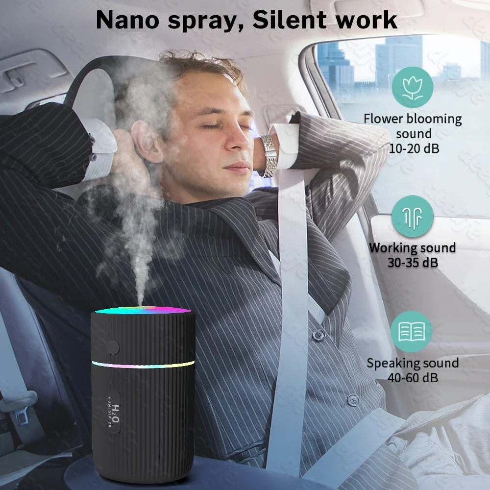 Deelife Humidifier Car Diffuser Essential Oils Portable Mini Aroma Aromatherapy for Auto Home Office USB Air Humidifiers air humidifier