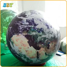 Двери ПВХ надувной шар земли для школьного образования, коммерческая реклама надувной воздушный шарик "Планета" для продажи