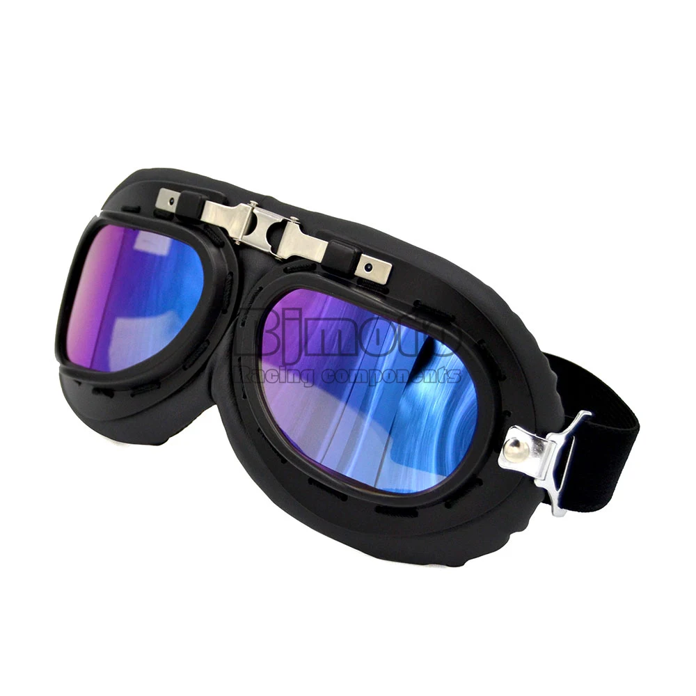 Vintage Motorcycle Goggles Glasses Retro Pilot Cruiser Steampunk Motocross Classic ATV Bike UV Protection Sunglasses | Автомобили и