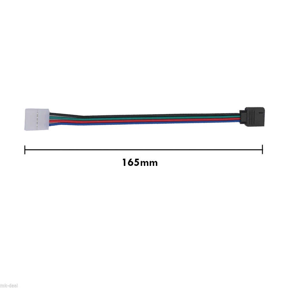 5Pcs 15cm 4 Pin 4 Pin 5050 3528 LED RGB Strip Extension Connector Cable Wire LED Strip Extension Cable Clip Wholesale&DropShip