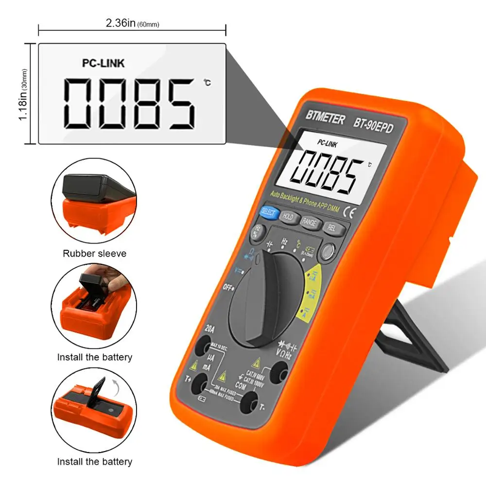 BT 90EPD цифровой мультиметр с автоматическим выбором диапазона Avometer DMM 4000 отсчетов