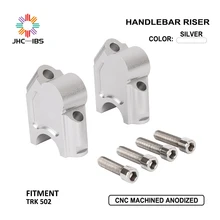 Мотоцикл стояк Крепление Зажим Руль из алюминиевого сплава Riser для Benelli TRK502 TRK 502 41 мм удлинитель