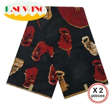 Настоящий голландский настоящий воск ткань Анкара африканская ткань 12 ярдов Хлопок Воск Принт Гана Нигерия для африканских платьев пэчворк 04